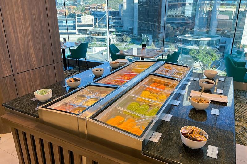 Safi Royal Luxury Metropolitan Hotell San Pedro Garza Garcia Eksteriør bilde A salad bar at a restaurant